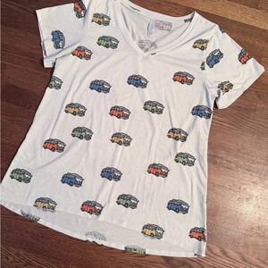 Lularoe Christy V-Neck Tee - VW Buses